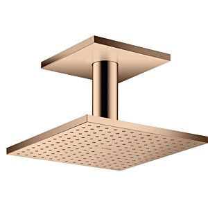 hansgrohe Axor overhead shower 35308300 with ceiling connection, polished red gold