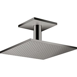 hansgrohe Axor overhead shower 35316330 with ceiling connection, polished black chrome