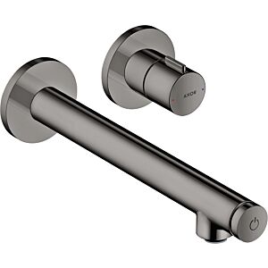 hansgrohe Axor Uno trim kit 45113330 concealed basin mixer, with projection 221mm, polished black chrome
