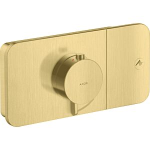 hansgrohe Axor One Fertigmontageset 45711950 Unterputz-Thermostatmodul, 1 Verbraucher, brushed brass