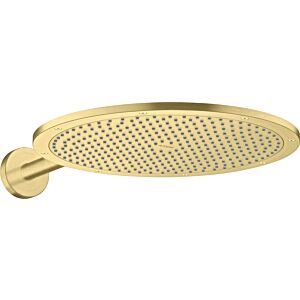 hansgrohe Axor Kopfbrause 26034950 mit Brausearm, Wandmontage, brushed brass