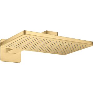 hansgrohe douche de tête Axor 35274250 avec bras de douche, rosace, optique or brossé