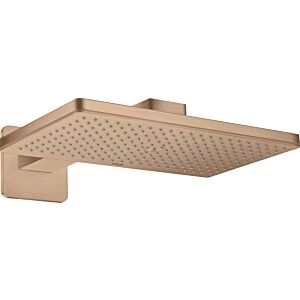 hansgrohe douche de tête Axor 35274310 avec bras de douche, rosace, or rouge brossé
