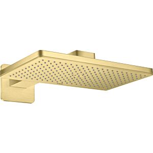 hansgrohe douche de tête Axor 35274950 avec bras de douche, rosace, laiton brossé