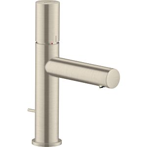 hansgrohe Axor Uno 110 Waschtischarmatur 45001820 brushed nickel, mit Zerogriff und Ablaufgarnitur