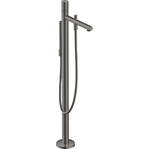 hansgrohe Axor Uno Fertigmontageset 45416340 Wannenarmatur, bodenstehend, mit Zerogriff, brushed black chrome