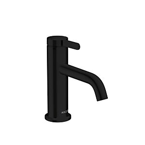 hansgrohe Axor One basin mixer 48001670 projection 130mm, with lever handle and waste set, matt black