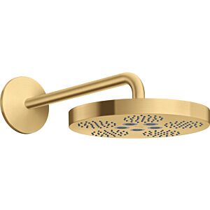 hansgrohe Axor One overhead shower 48491250 with shower arm, 1jet, brushed gold optic