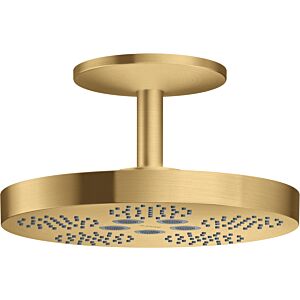 hansgrohe Axor One Kopfbrause 48494250 mit Deckenanschluss, 2jet, brushed gold optic