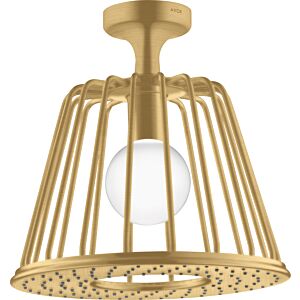 hansgrohe Axor LampShower overhead shower 26032250 with ceiling connection, brushed gold optic