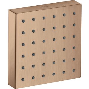 hansgrohe Axor Starck trim set 28491310 concealed shower module, 120x120mm, brushed red gold