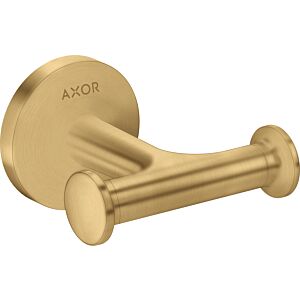 hansgrohe Axor crochet à main 42812250 double, montage mural, optique or brossé