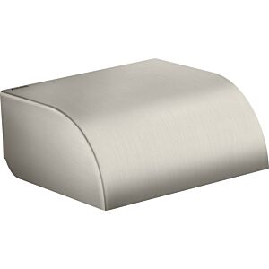 hansgrohe Axor paper roll holder 42858800 146x142mm, with lid, wall mounting, stainless steel optic