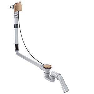 hansgrohe Exafill Komplettset 58317310 Wanneneinlauf, Ab- und Überlaufgarnitur, brushed red gold