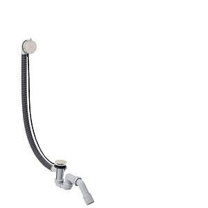 hansgrohe Flexaplus set complet 58318800 set de vidage et trop-plein, optique inox