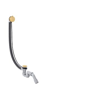 hansgrohe Flexaplus Komplettset 58318250 Ab- und Überlaufgarnitur, brushed gold optic