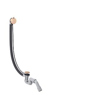 hansgrohe Flexaplus set complet 58318300 set de vidage et trop-plein, or rouge poli
