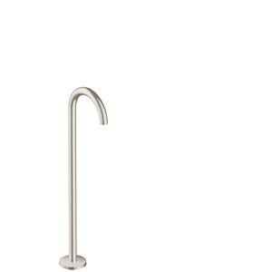 hansgrohe Axor Uno trim kit 38412800 floor-standing bath spout, curved, projection 226mm, stainless steel look