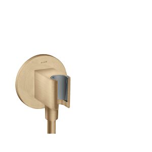 hansgrohe Axor Portereinheit 36733140 rund, mit Rückflussverhinderer, integrierte Haltefunktion, brushed bronze