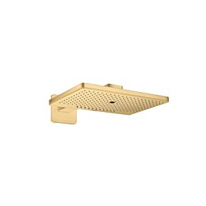 hansgrohe douche de tête Axor 35276250 avec bras de douche, rosace, optique or brossé