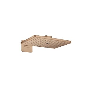 hansgrohe douche de tête Axor 35276310 avec bras de douche, rosace, or rouge brossé