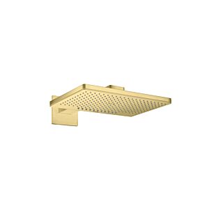 hansgrohe Axor douche de tête 35280950 avec bras de douche, rosace carrée, laiton brossé