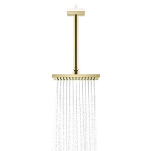 hansgrohe ceiling connector 26438990 300 mm, polished gold optic, square