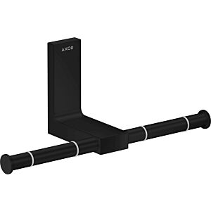 hansgrohe Axor Papierrollenhalter 42657670 doppelt, Wandmontage, mattschwarz