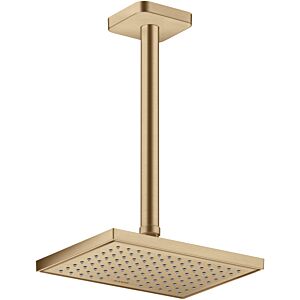 hansgrohe douche de tête Axor 35374140 montage au plafond ou au mur, 245x185mm, 1jet, bronze brossé