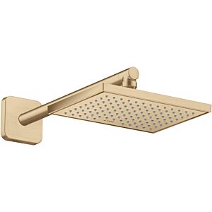 hansgrohe shower arm 26967140 390mm, square, brushed bronze
