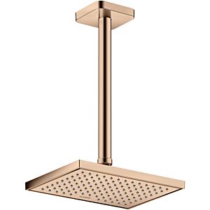 hansgrohe Axor ceiling connector 26966300 300 mm, polished red gold, square