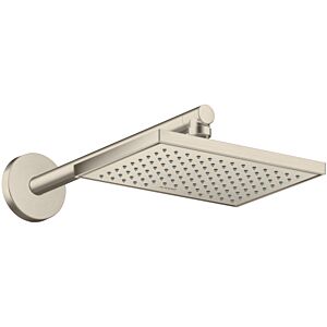 hansgrohe douche de tête Axor 35374820 montage au plafond ou au mur, 245x185mm, 1jet, nickel brossé