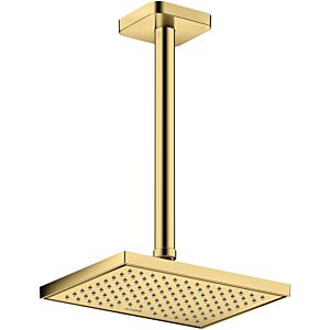 hansgrohe ceiling connector 26966990 300 mm, polished gold optic, square