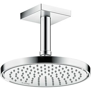 raccord de plafond hansgrohe 26437000 100 mm, chromé , carré