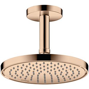hansgrohe douche de tête Axor 35388300 montage au plafond ou au mur, 220 mm, 1jet, or rouge poli