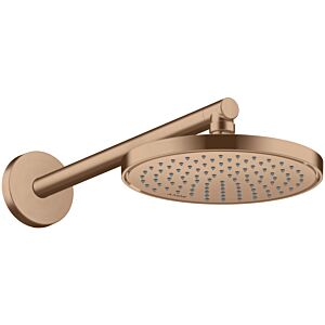 hansgrohe douche de tête Axor 35388310 montage au plafond ou au mur, 220 mm, 1jet, or rouge brossé