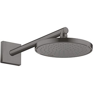 hansgrohe shower arm 26436340 390mm, square, brushed black chrome