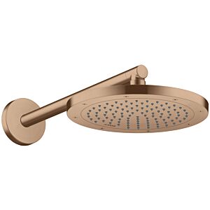hansgrohe douche de tête Axor 35389310 montage au plafond ou au mur, 245 mm, 1jet, or rouge brossé