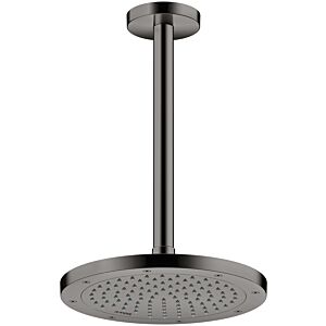 hansgrohe connecteur de plafond Axor 26433330 300mm, rond, chrome noir poli