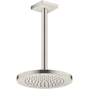 hansgrohe douche de tête Axor 35381800 montage au plafond ou au mur, 245 mm, 1jet, aspect inox