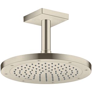 hansgrohe douche de tête Axor 35389820 montage au plafond ou au mur, 245 mm, 1jet, nickel brossé