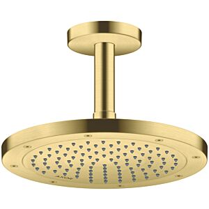 hansgrohe Axor overhead shower 35389950 ceiling or wall mounting, 245mm, 1jet, brushed brass