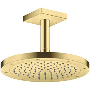 hansgrohe Axor overhead shower 35381950 ceiling or wall mounting, 245mm, 1jet, brushed brass