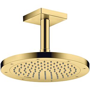 hansgrohe douche de tête Axor 35389990 montage au plafond ou au mur, 245 mm, 1jet, optique or poli