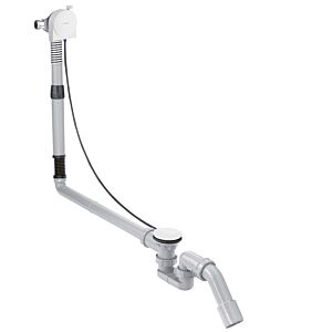 hansgrohe Exafill Komplettset 58317700 Wanneneinlauf, Ab- und Überlaufgarnitur, mattweiß