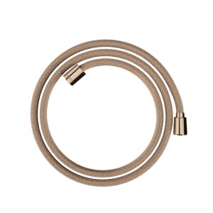 hansgrohe textile shower hose 28259300 1600 mm, nut 1x conical, 1x cylindrical, polished red gold