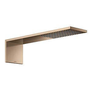 hansgrohe douche de tête ShowerComposition 12592300 110x220mm, montage mural, 1jet, or rouge poli