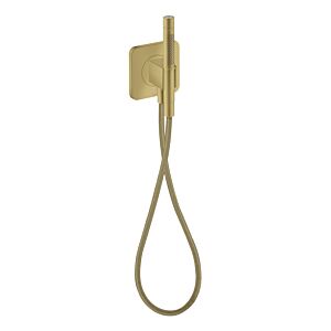 hansgrohe Axor Citterio C Porter unit 49626950 120/120 softsquare, with hand shower 2jet, Brushed Brass
