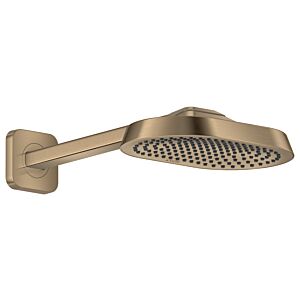 Douche de tête Hansgrohe Axor ShowerSphere 39755140 250 x 160 mm, avec bras de douche, 1 jet, 8 l/min, bronze brossé