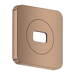 Rosace Hansgrohe Axor ShowerSphere 39769310 120/120 Softsquare, or rouge brossé